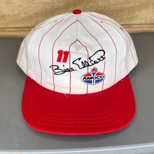 Vintage 90s Bill Elliott Snapback Hat #11 NASCAR
